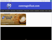 Tablet Screenshot of commagnificat.com.br